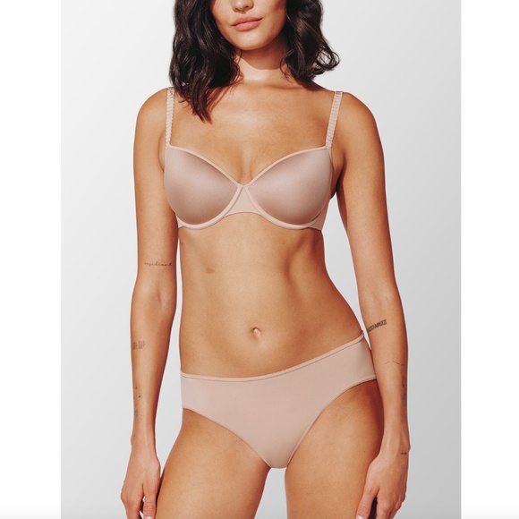 NWT ThirdLove 24/7® Classic T-shirt Bra Taupe - Size 38E - Picture 3 of 7